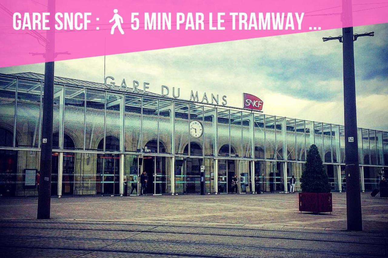 勒芒Tramway 12 Jaures Cosy Proche Gare公寓 外观 照片